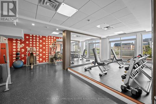 1208 - 365 Prince Of Wales Drive, Mississauga, ON - Indoor Photo Showing Gym Room