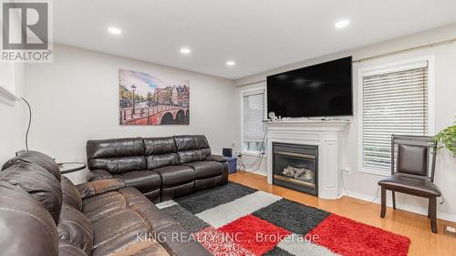 22 Serenity Lane, Brampton, ON - Indoor Photo Showing Living Room With Fireplace