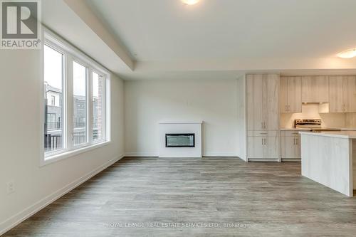 1335 Kobzar Drive, Oakville, ON - Indoor Photo Showing Kitchen With Fireplace