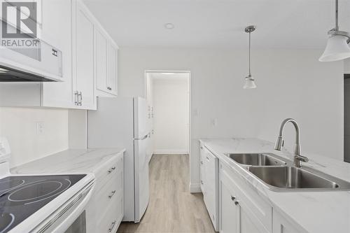 89 Pine St # 305, Sault Ste. Marie, ON - Indoor Photo Showing Kitchen With Double Sink