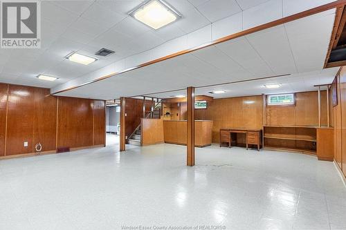 233 Thompson Boulevard, Windsor, ON - Indoor Photo Showing Basement