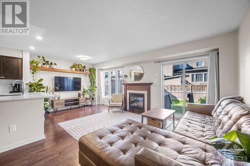 205 Kingswell Street, Ottawa, ON - Indoor Photo Showing Living Room With Fireplace