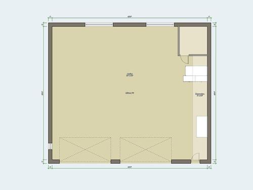 Plan (croquis) - 2045 Rg Notre-Dame, Saint-Rémi, QC 