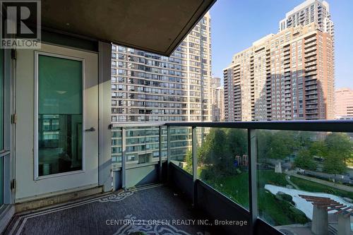 606 - 33 Elm Drive, Mississauga, ON - Outdoor With Balcony