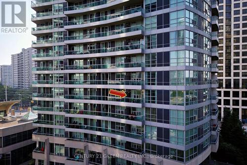 606 - 33 Elm Drive W, Mississauga, ON - Outdoor With Balcony With Facade