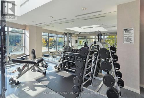 606 - 33 Elm Drive W, Mississauga, ON - Indoor Photo Showing Gym Room