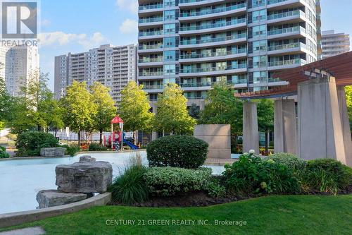 606 - 33 Elm Drive W, Mississauga, ON - Outdoor With Balcony With Facade