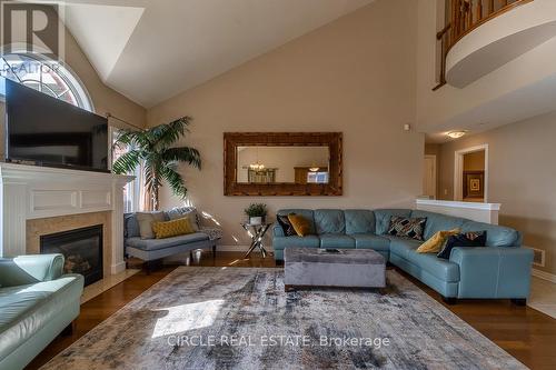 501 Gorham Road, Fort Erie, ON - Indoor Photo Showing Living Room With Fireplace