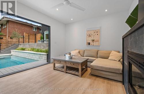 20 Ladyshot Crescent, Toronto, ON - Indoor With In Ground Pool