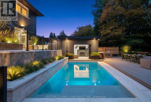 20 Ladyshot Crescent, Toronto, ON - Outdoor With In Ground Pool With Deck Patio Veranda