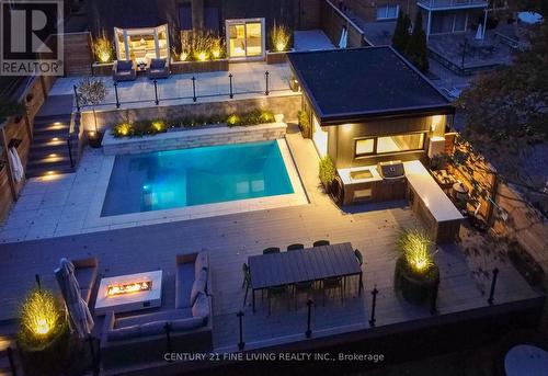 20 Ladyshot Crescent, Toronto, ON - Outdoor With In Ground Pool With Deck Patio Veranda