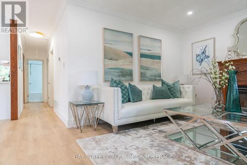 10 Snowden Street, Toronto, ON - Indoor Photo Showing Living Room With Fireplace