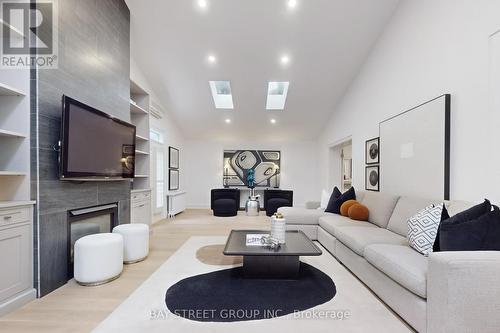 3 Silverwood Avenue, Toronto, ON - Indoor Photo Showing Living Room With Fireplace