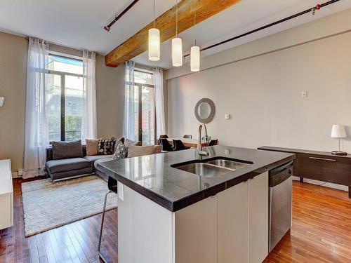 Cuisine - 114-1015 Rue William, Montréal (Le Sud-Ouest), QC - Indoor Photo Showing Kitchen With Double Sink