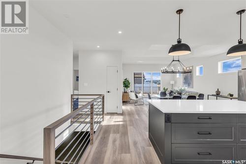 287 Flynn Bend, Saskatoon, SK - Indoor Photo Showing Kitchen With Upgraded Kitchen