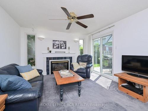 238 Walsh Cres, Orangeville, ON - Indoor Photo Showing Living Room With Fireplace