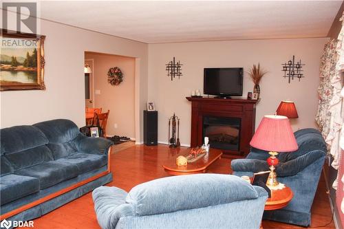 38 Bay Ridge Road, Hastings Highlands, ON - Indoor Photo Showing Living Room With Fireplace