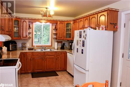 38 Bay Ridge Road, Hastings Highlands, ON - Indoor Photo Showing Kitchen With Double Sink