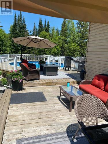 31474 Highway 28, Bancroft, ON - Outdoor With Deck Patio Veranda With Exterior