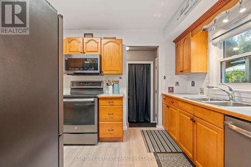 1055 Osgoode Drive E, London, ON - Indoor Photo Showing Kitchen With Double Sink