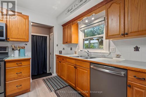 1055 Osgoode Drive E, London, ON - Indoor Photo Showing Kitchen With Double Sink