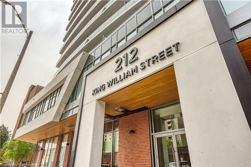 212 King William Street Unit# 807, Hamilton, ON - Outdoor