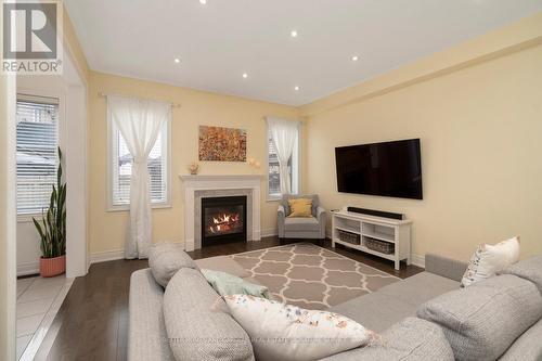 44 Devonsleigh Drive, Brampton, ON - Indoor Photo Showing Living Room With Fireplace