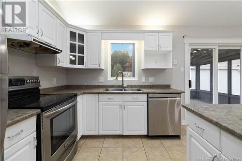 416 Louis Street, Dieppe, NB - Indoor Photo Showing Kitchen With Double Sink