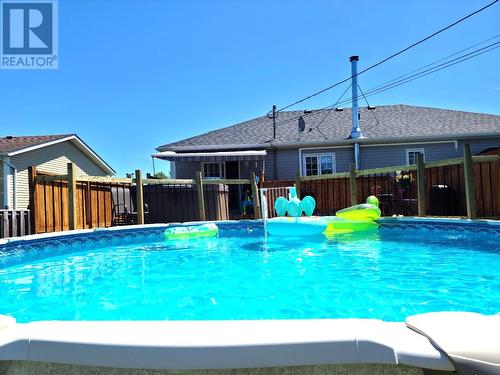 25 Thomas Street, Grand Falls-Windsor, NL - Outdoor With Above Ground Pool