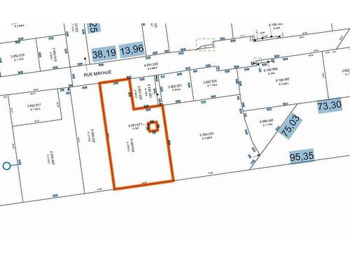 Plan (croquis) - Rue St-Désiré, Thetford Mines, QC 