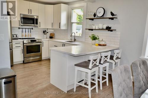 Kitchen - 294 Broadway Street, Tillsonburg, ON - Indoor Photo Showing Kitchen With Upgraded Kitchen