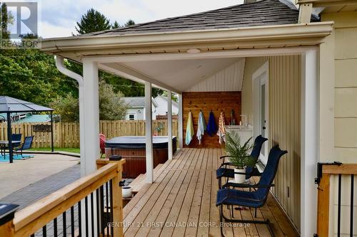 covered back porch - 294 Broadway Street, Tillsonburg, ON - Outdoor With Deck Patio Veranda With Exterior