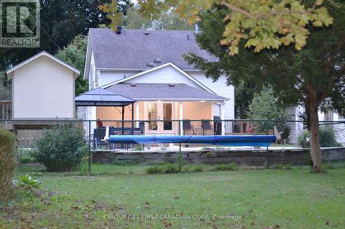 backyard - 294 Broadway Street, Tillsonburg, ON - Outdoor With Deck Patio Veranda