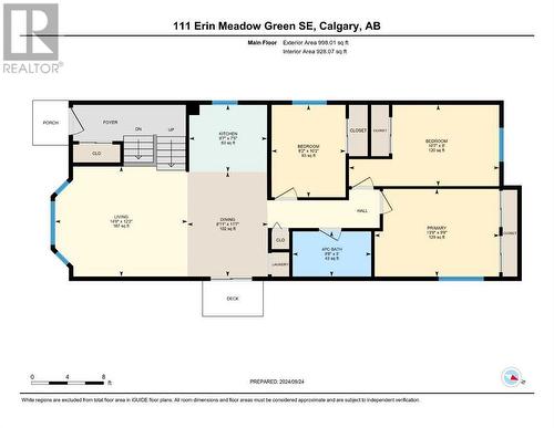 Main Floor Suite Layout - 111 Erin Meadow Green Se, Calgary, AB 