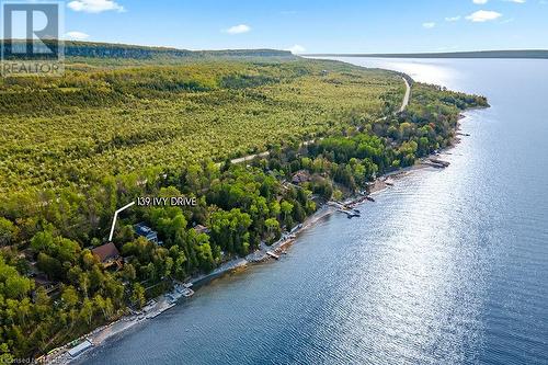 A 4 season vacation home on incredible shores of Georgian Bay ... - 139 Ivy Drive, Georgian Bluffs, ON - Outdoor With Body Of Water With View