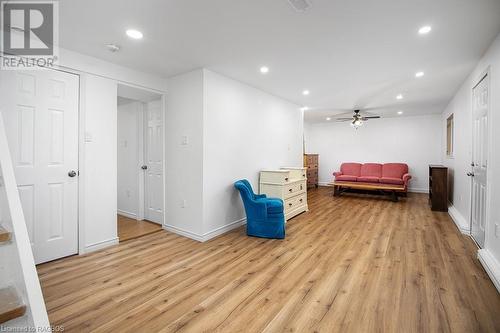 Large recreation room with LED pot lights. - 139 Ivy Drive, Georgian Bluffs, ON - Indoor