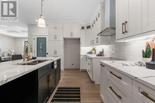 1584 Jasperson Drive, Kingsville, ON - Indoor Photo Showing Kitchen With Double Sink