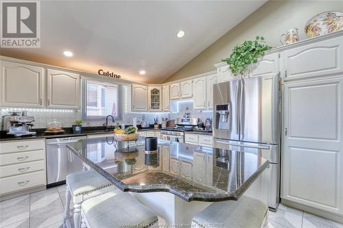 1863 Heatherstone Way, Lasalle, ON - Indoor Photo Showing Kitchen With Upgraded Kitchen