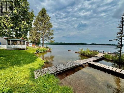 Ranger Lk, Snow Township, ON - Outdoor With Body Of Water With Deck Patio Veranda With View