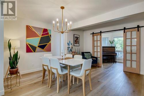 354 Mountain Park Drive Se, Calgary, AB - Indoor Photo Showing Dining Room