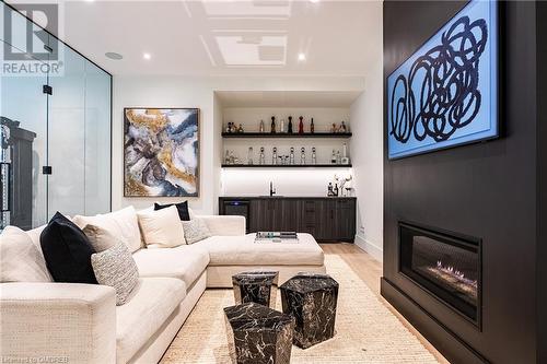 331 Macdonald Road, Oakville, ON - Indoor Photo Showing Living Room With Fireplace