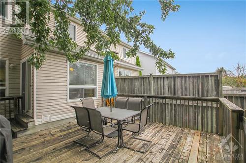 Backyard - 63 Jackman Terrace, Kanata, ON - Outdoor With Deck Patio Veranda With Exterior