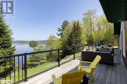 Lakeview Deck - 200 Edgemere Road E, Port Sydney, ON - Outdoor With Body Of Water With View With Exterior