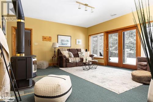 Lower Level Walkout w/ 9' ceilings - 200 Edgemere Road E, Port Sydney, ON - Indoor Photo Showing Living Room