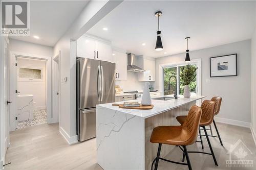 15 Cedarbank Avenue, Ottawa, ON - Indoor Photo Showing Kitchen With Stainless Steel Kitchen With Upgraded Kitchen