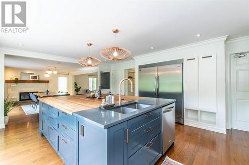 2393 Topsail Road, Conception Bay South, NL - Indoor Photo Showing Kitchen With Double Sink