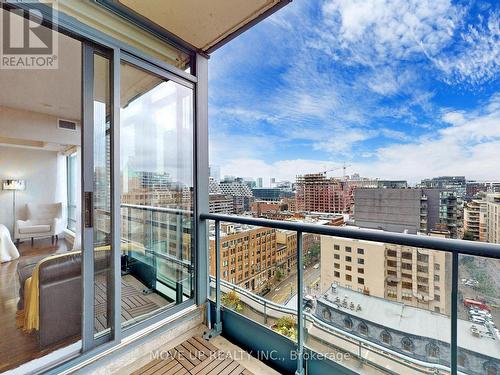 1406 - 438 King Street W, Toronto, ON - Outdoor With Balcony With View With Exterior