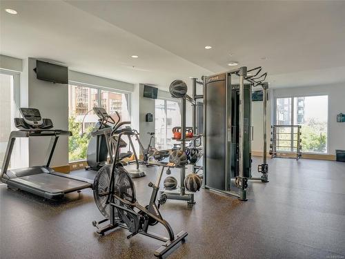 609-777 Herald St, Victoria, BC - Indoor Photo Showing Gym Room