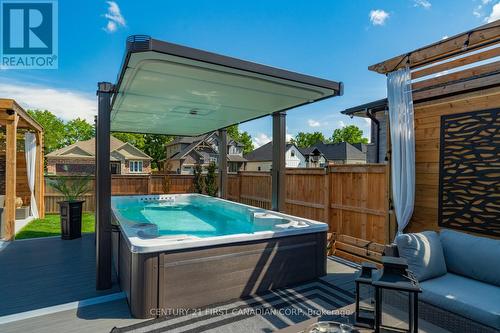 304 Thorn Drive, Strathroy-Caradoc (Ne), ON - Outdoor With Above Ground Pool With Deck Patio Veranda With Exterior