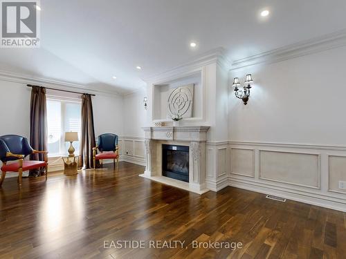 54 Maryvale Crescent, Richmond Hill, ON - Indoor Photo Showing Living Room With Fireplace